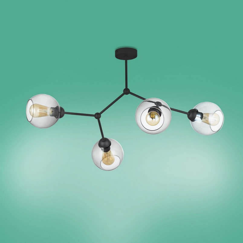 Lampa sufitowa Fairy IV grafitowa - TK Lighting | Eleganckie oświetlenie