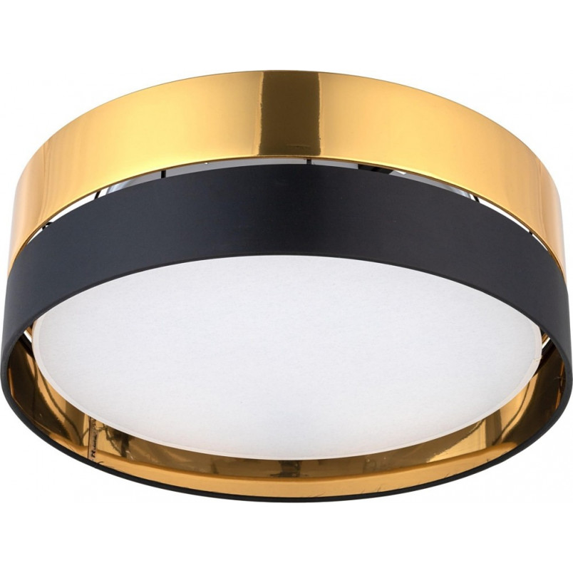 Plafon Glamour Hilton Złoto Czarny TK Lighting | Lampa E27