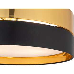 Plafon Glamour Hilton Złoto Czarny TK Lighting | Lampa E27