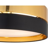 Plafon Glamour Hilton Złoto Czarny TK Lighting | Lampa E27
