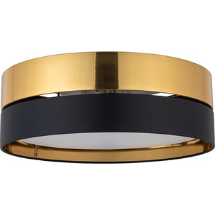 Plafon Glamour Hilton Złoto Czarny TK Lighting | Lampa E27
