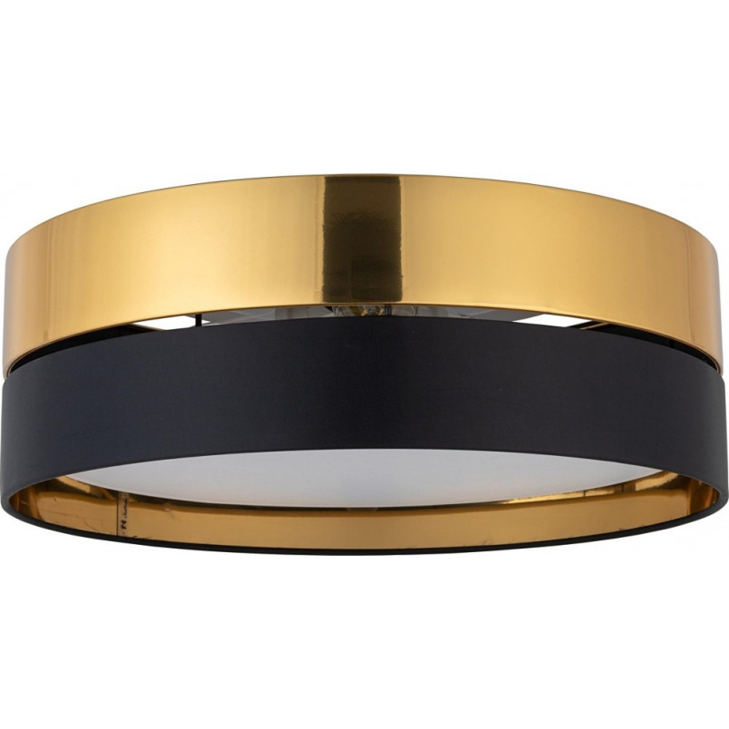Plafon Glamour Hilton Złoto Czarny TK Lighting | Lampa E27