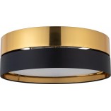 Plafon Glamour Hilton Złoto Czarny TK Lighting | Lampa E27