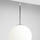 Lampa Wisząca Bosso Chrome Biała - Aldex | Sklep z Lampami