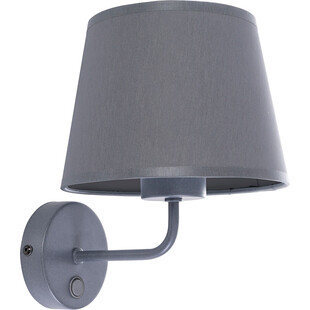 Kinkiet z abażurem Maja Szary marki TK Lighting