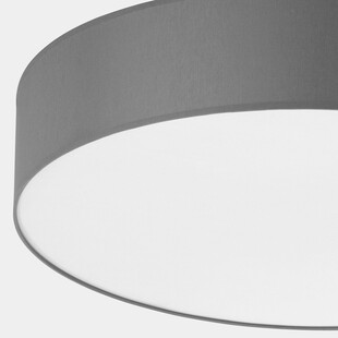 Plafon okrągły z abażurem Rondo 61 Szary marki TK Lighting	
