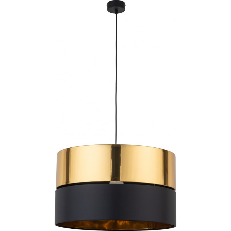Lampa wisząca glamour Hilton | Złota i czarna | TK Lighting