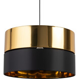 Lampa wisząca glamour Hilton | Złota i czarna | TK Lighting