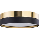 Plafon Hilton 60cm Złoty/Czarny TK Lighting | Lampa Glamour