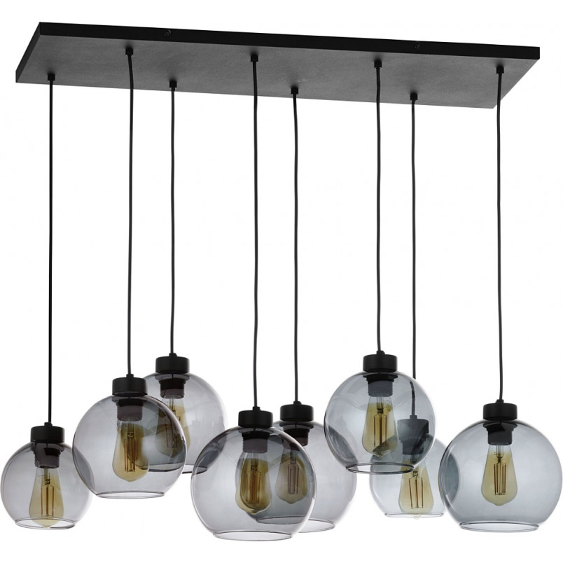Lampa sufitowa Cubus Graphite VIII - TK Lighting | Szklane kule