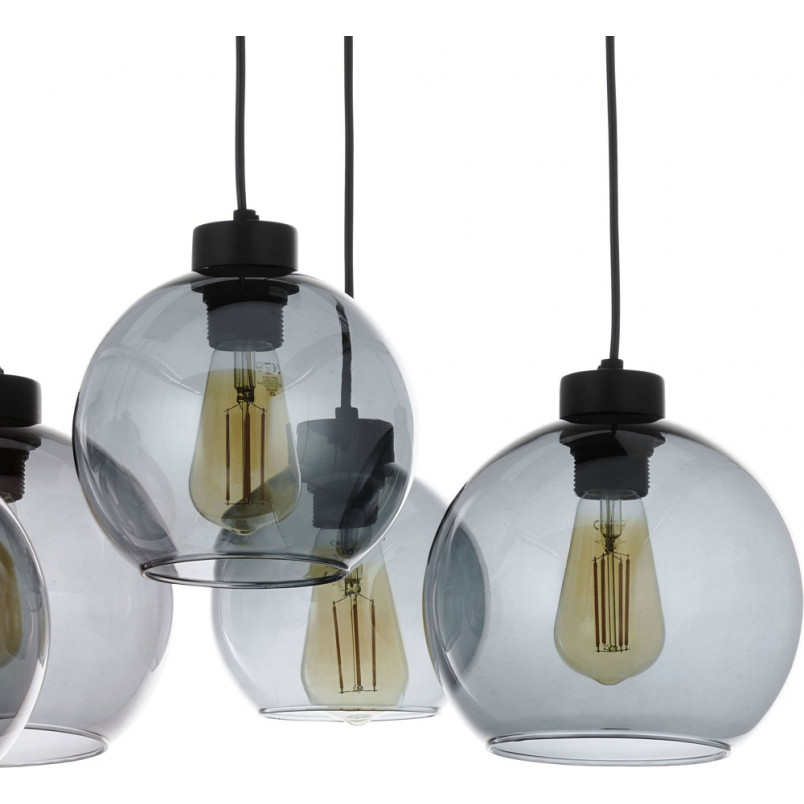 Lampa sufitowa Cubus Graphite VIII - TK Lighting | Szklane kule