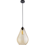 Lampa wisząca szklana Fuente | Bursztynowa | TK Lighting
