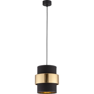 Lampa Wisząca Calisto Czarno-Złota | TK Lighting - Glamour