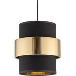 Lampa Wisząca Calisto Czarno-Złota | TK Lighting - Glamour