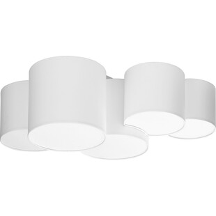 Plafon designerski z abażurem Mona V biały marki TK Lighting