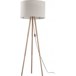 Lampa podłogowa Tokyo | Buk/Len | TK Lighting