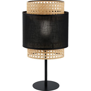 Lampa Nocna Rattan Boho Czarna | TK Lighting - Elegancki Design