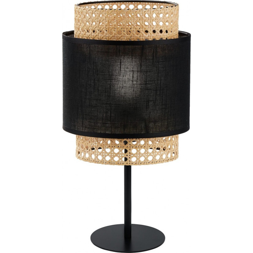 Lampa Nocna Rattan Boho Czarna | TK Lighting - Elegancki Design