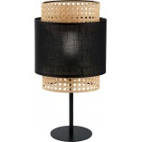 Lampa Nocna Rattan Boho Czarna | TK Lighting - Elegancki Design