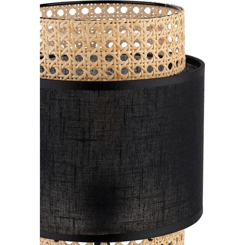 Lampa Nocna Rattan Boho Czarna | TK Lighting - Elegancki Design