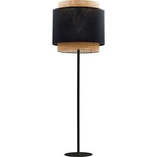 Lampa podłogowa rattanowa Boho 38 czarna TK Lighting