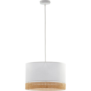 Lampa wisząca boho Paglia biała | TK Lighting - Kup teraz!