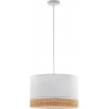 Lampa wisząca boho Paglia biała | TK Lighting - Kup teraz!