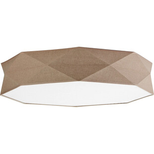 Plafon z abażurem Kantoor 78cm naturalny TK Lighting