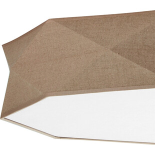 Plafon z abażurem Kantoor 78cm naturalny TK Lighting