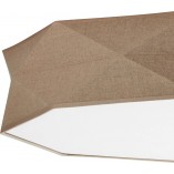 Plafon Kantoor TK Lighting | Beżowy, Materiałowy | Kup Teraz