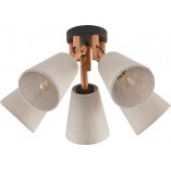Lampa sufitowa Vaio | 5 kloszy, boho | TK Lighting