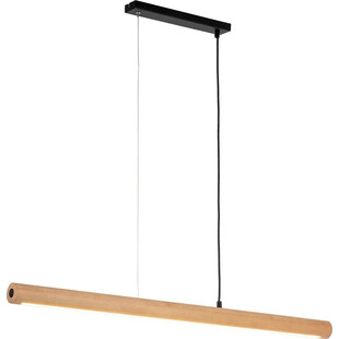 Lampa Wisząca Drewniana Rollo LED 96cm | TK Lighting