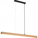 Lampa Wisząca Drewniana Rollo LED 96cm | TK Lighting