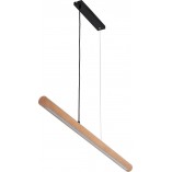 Lampa Wisząca Drewniana Rollo LED 96cm | TK Lighting
