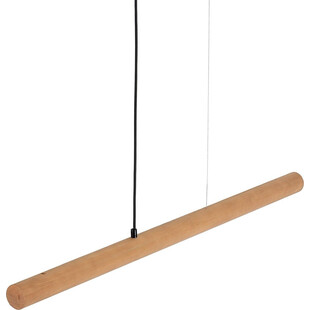 Lampa Wisząca Drewniana Rollo LED 96cm | TK Lighting