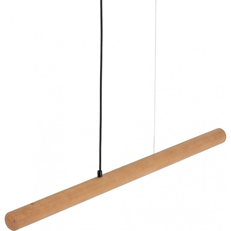Lampa Wisząca Drewniana Rollo LED 96cm | TK Lighting