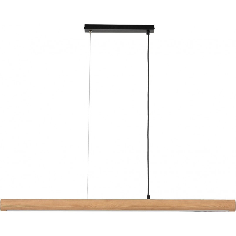 Lampa Wisząca Drewniana Rollo LED 96cm | TK Lighting