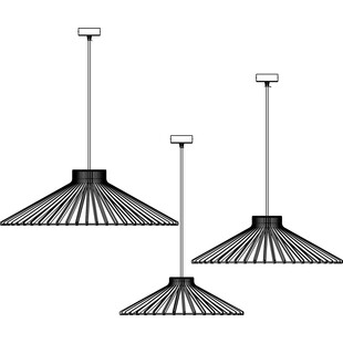Lampa wisząca Nonla 65cm ze sklejki | PlyStudio
