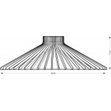 Lampa wisząca Nonla 55cm - Sklejka, Skandynawski Styl | PlyStudio