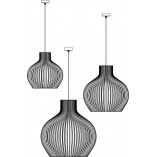 Lampa wisząca drewniana Graal 55cm | PlyStudio - Skandynawski design