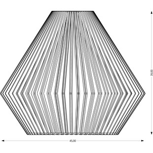 Lampa wisząca geometryczna Diamond | PlyStudio - Sklejka