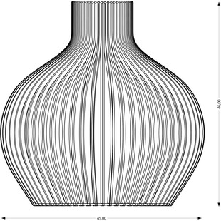Lampa wisząca Graal 45cm - Sklejka, Skandynawski Design | PlyStudio