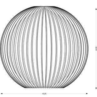 Lampa wisząca Boola 45cm | Sklejka, Skandynawski Design
