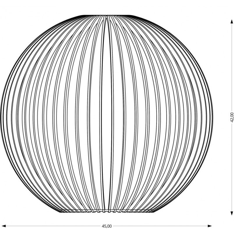 Lampa wisząca Boola 45cm | Sklejka, Skandynawski Design