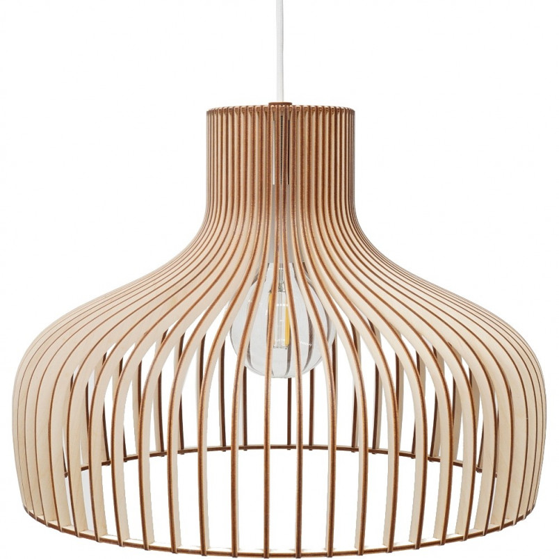 Lampa wisząca Goblet 45cm | Sklejka, Skandynawski Design | PLYstudio