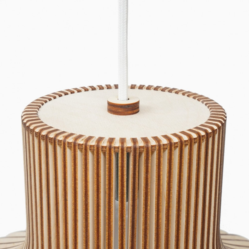 Lampa wisząca Goblet 45cm | Sklejka, Skandynawski Design | PLYstudio
