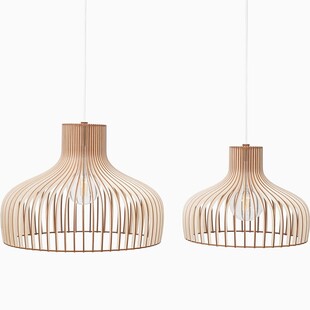 Lampa wisząca Goblet 45cm | Sklejka, Skandynawski Design | PLYstudio