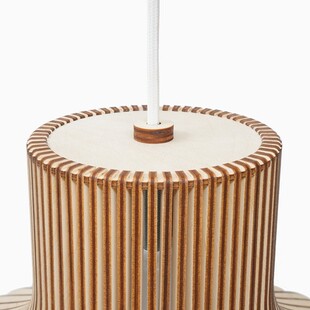 Lampa wisząca Goblet 35cm - Sklejka, Skandynawski Design | PlyStudio