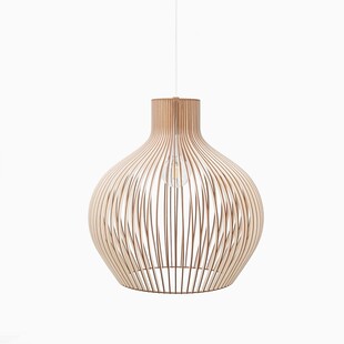 Lampa wisząca drewniana Graal 55cm | PlyStudio - Skandynawski design