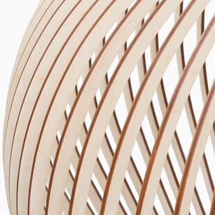 Lampa wisząca drewniana Graal 55cm | PlyStudio - Skandynawski design